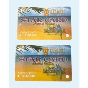 Resorts Casino Star Card Limited Edition Margaritaville Design